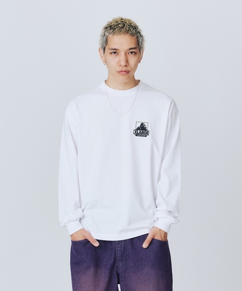 XLARGE(エクストララージ)の「OG L/S TEE(Tシャツ/カットソー・メンズ・グリーン/ブラウン/ホワイト/ブラック・S/M/L/XL)」の9枚目の写真