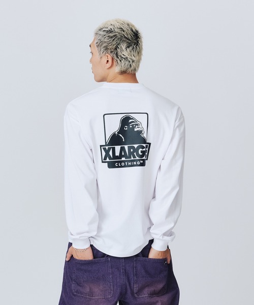 XLARGE(エクストララージ)の「OG L/S TEE(Tシャツ/カットソー・メンズ・グリーン/ブラウン/ホワイト/ブラック・S/M/L/XL)」の10枚目の写真
