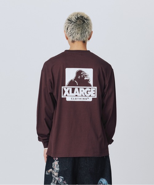 XLARGE(エクストララージ)の「OG L/S TEE(Tシャツ/カットソー・メンズ・グリーン/ブラウン/ホワイト/ブラック・S/M/L/XL)」の20枚目の写真