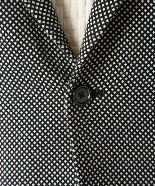 CROWDED CLOSET（クラウデッドクローゼット）の「TRドビーストレッチジャケット（セットアップ対応）（テーラードジャケット・メンズ・グレー/ブラック・03/02/01/04）」の17枚目の写真