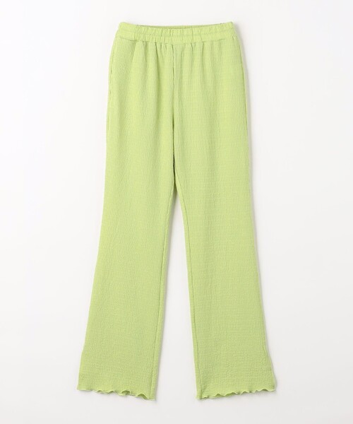 green label relaxing(グリーンレーベルリラクシング)の「TJ カットシャーリング パンツ / キッズ 140cm-160cm(その他パンツ・キッズ・ライム/ダークグレー・140cm/150cm/160cm)」の2枚目の写真