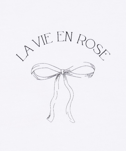 WC(ダブル シー)の「リボンプリントビッグTシャツ(Tシャツ/カットソー・レディース・スミクロ/グレー/ホワイト・FREE)」の5枚目の写真