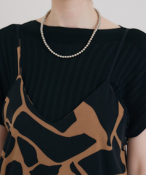 ROSIEE(ロージー)の「ROSIEE 総柄キャミティアードワンピース(ワンピース・レディース・ベージュ/ホワイト・FREE)」の19枚目の写真