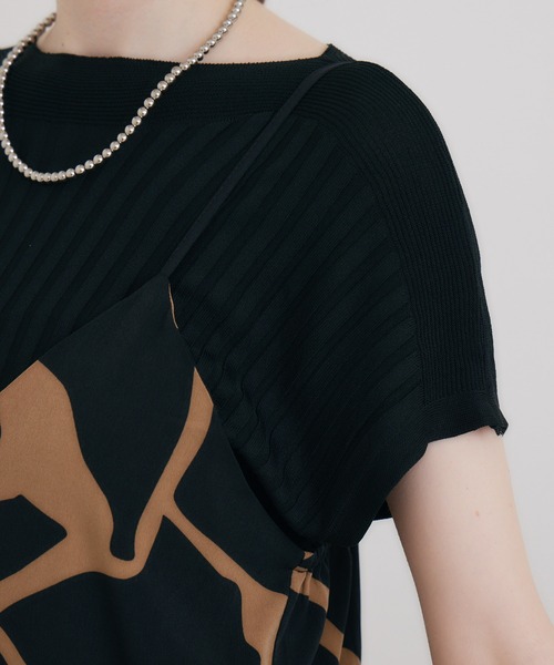 ROSIEE(ロージー)の「ROSIEE 総柄キャミティアードワンピース(ワンピース・レディース・ベージュ/ホワイト・FREE)」の18枚目の写真