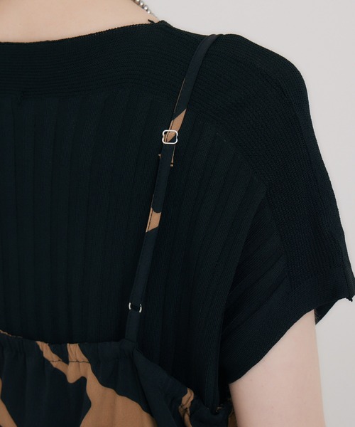 ROSIEE(ロージー)の「ROSIEE 総柄キャミティアードワンピース(ワンピース・レディース・ベージュ/ホワイト・FREE)」の15枚目の写真