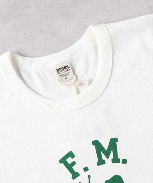 BARNS（バーンズ）の「【BARNS】チューブプリント Tシャツ（Tシャツ/カットソー・メンズ・ホワイト・L/XL/M）」の5枚目の写真