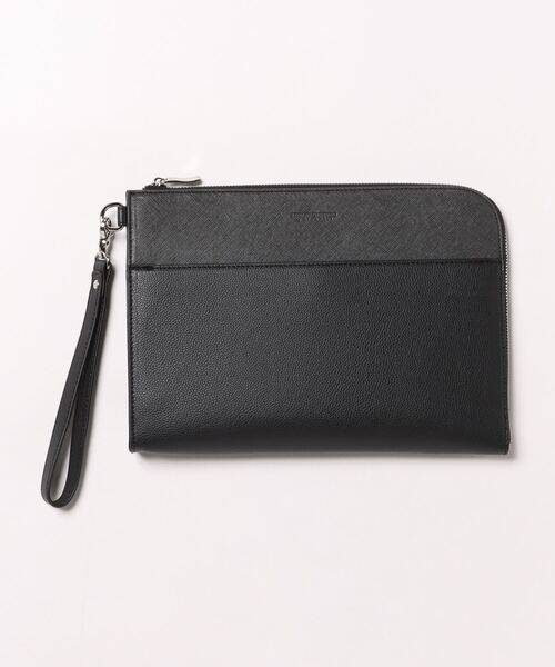 UNION STATION（ユニオンステーション）の「サフィアーノレザークラッチバッグ（クラッチバッグ・メンズ・ブラック系その他/ブラック・FREE）」の6枚目の写真