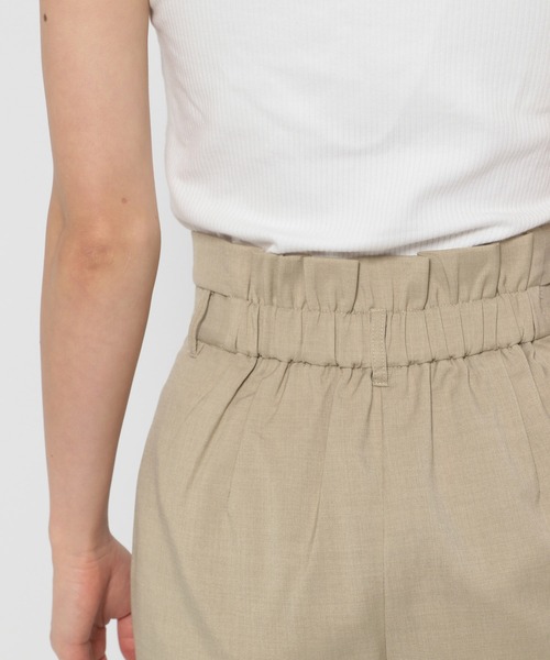 mysty woman（ミスティウーマン）の「ヨークタックテーパードパンツ 135607（スラックス・レディース・ダークブラウン/ベージュ/グレー・FREE）」の10枚目の写真