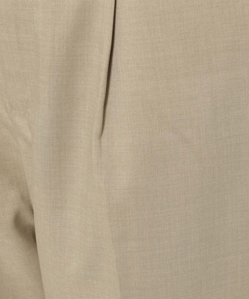 mysty woman（ミスティウーマン）の「ヨークタックテーパードパンツ 135607（スラックス・レディース・ダークブラウン/ベージュ/グレー・FREE）」の6枚目の写真