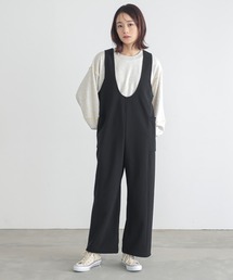 『前後2wayドロストサロペット』