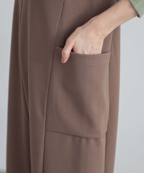 n'OrLABEL(ノアールレーベル)の「『前後2wayドロストサロペット』(サロペット/オーバーオール・レディース・ブラック/ベージュ・1/2)」の15枚目の写真