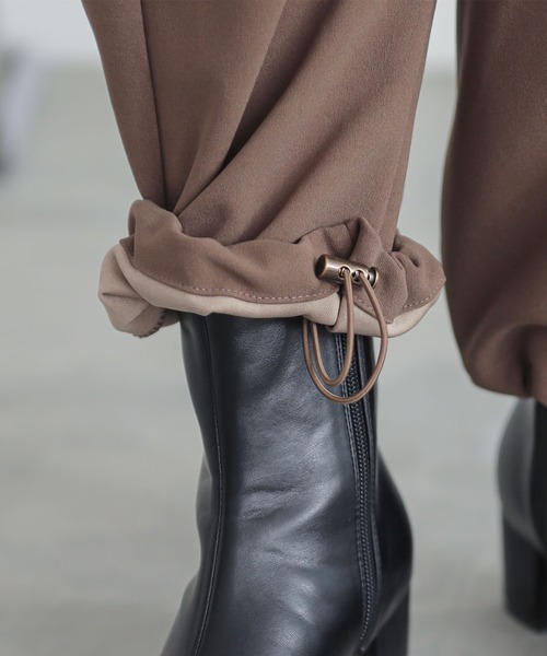 n'OrLABEL(ノアールレーベル)の「『前後2wayドロストサロペット』(サロペット/オーバーオール・レディース・ブラック/ベージュ・1/2)」の18枚目の写真