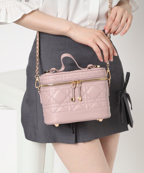 セール】キルティングバニティ3WAYショルダー（ショルダーバッグ