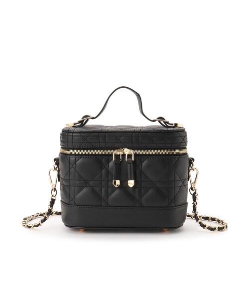 Ober Tashe（オーバータッシェ）の「キルティングバニティ3WAYショルダー（ショルダーバッグ・レディース・ピンク系/ベージュ/アイボリー/ブラック・FREE）」の6枚目の写真