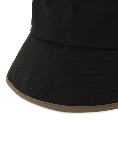 ROPE' PICNIC（ロペピクニック）の「保冷剤ポケット付き遮光サファリハット（ハット・レディース・キナリ/ブラック・FREE）」の6枚目の写真