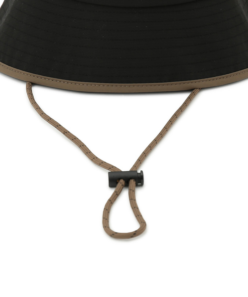 ROPE' PICNIC（ロペピクニック）の「保冷剤ポケット付き遮光サファリハット（ハット・レディース・キナリ/ブラック・FREE）」の3枚目の写真