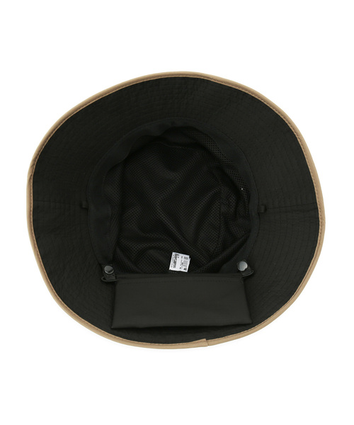 ROPE' PICNIC（ロペピクニック）の「保冷剤ポケット付き遮光サファリハット（ハット・レディース・キナリ/ブラック・FREE）」の16枚目の写真
