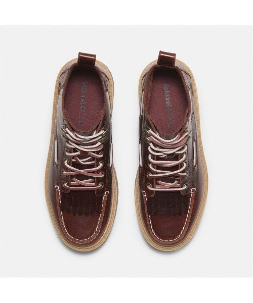 Timberland(ティンバーランド)の「ストーン ストリート ミッド セブンアイ ブーツ レディース(ブーツ・レディース・ウィート/バーガンディー・25.5cm/25.0cm/24.5cm/24.0cm/23.5cm/23.0cm/22.5cm/26.0cm)」の8枚目の写真