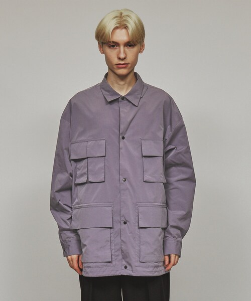 tk.TAKEO KIKUCHI(ティーケータケオキクチ)の「◆タクティカルミリタリーシャツ(シャツ/ブラウス・メンズ・ブラック/ネイビー/ライトパープル・01/03/02)」の18枚目の写真