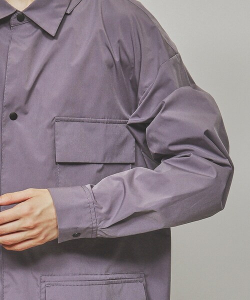 tk.TAKEO KIKUCHI(ティーケータケオキクチ)の「◆タクティカルミリタリーシャツ(シャツ/ブラウス・メンズ・ブラック/ネイビー/ライトパープル・01/03/02)」の14枚目の写真