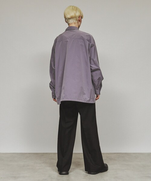 tk.TAKEO KIKUCHI(ティーケータケオキクチ)の「◆タクティカルミリタリーシャツ(シャツ/ブラウス・メンズ・ブラック/ネイビー/ライトパープル・01/03/02)」の21枚目の写真