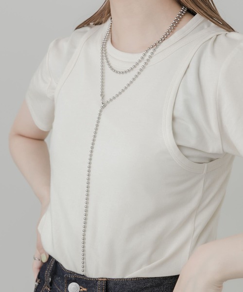 SMELLY（スメリー）の「メタルボールマルチWAYネックレス（ネックレス・レディース・シルバー・-）」の3枚目の写真