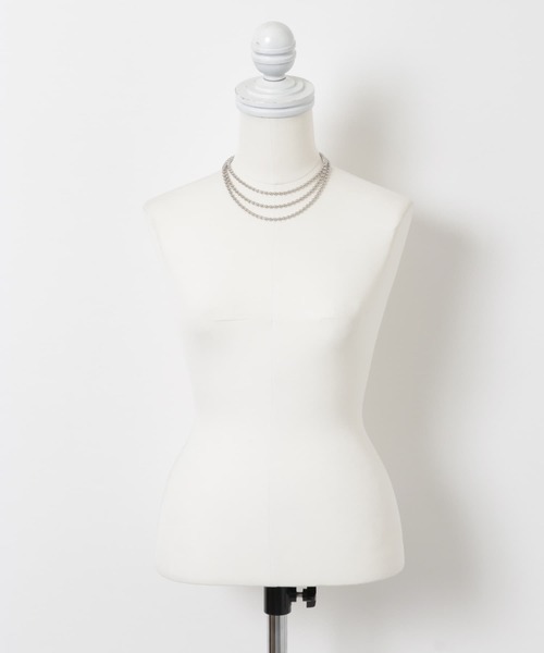 SMELLY（スメリー）の「メタルボールマルチWAYネックレス（ネックレス・レディース・シルバー・-）」の15枚目の写真