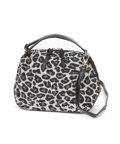 GLOBAL WORK(グローバルワーク)の「スペ軽お財布ショルダー/132336(ショルダーバッグ・レディース・シルバー/ブラック/レオパード/アニマル/アイボリー系8/ホワイト・ONE SIZE)」の14枚目の写真