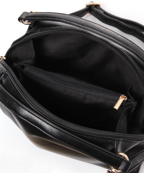 GLOBAL WORK(グローバルワーク)の「スペ軽お財布ショルダー/132336(ショルダーバッグ・レディース・シルバー/ブラック/レオパード/アニマル/アイボリー系8/ホワイト・ONE SIZE)」の21枚目の写真