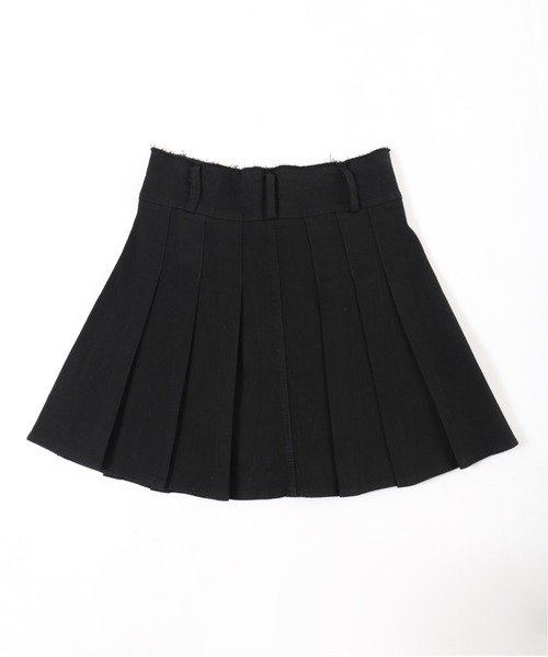 PHILLY（フィリー）の「【PHILLY】ポケットデニムプリーツスカート（デニムスカート・レディース・ブラック/ブルー・FREE）」の17枚目の写真