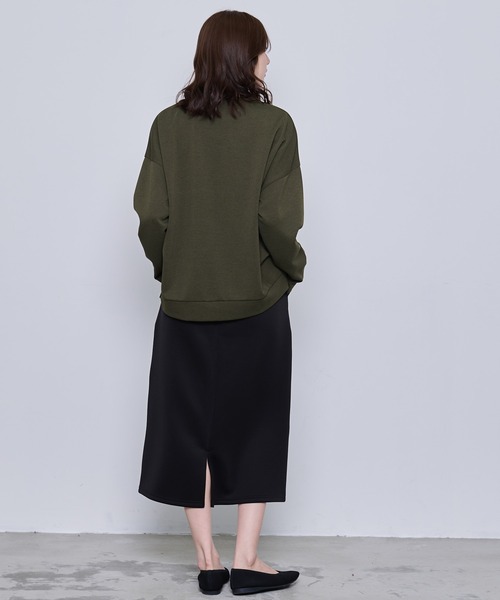 Arnold Palmer(アーノルドパーマー)の「カットカルゼ クルーネック プルオーバー(スウェット・レディース・カーキ/ブラック/アイボリー・S/L/M)」の10枚目の写真