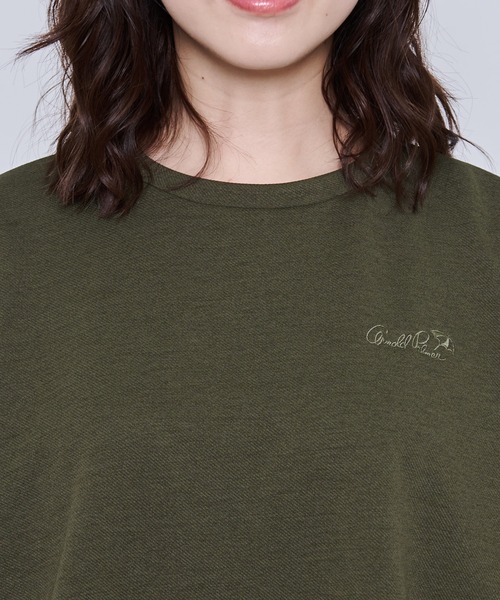 Arnold Palmer(アーノルドパーマー)の「カットカルゼ クルーネック プルオーバー(スウェット・レディース・カーキ/ブラック/アイボリー・S/L/M)」の4枚目の写真