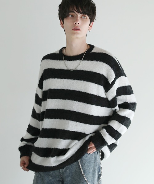 セール】Buyer's Select/フェザーヤーンビッグシルエットクルーネック