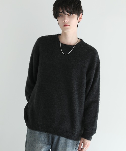 セール】Buyer's Select/フェザーヤーンビッグシルエットクルーネック