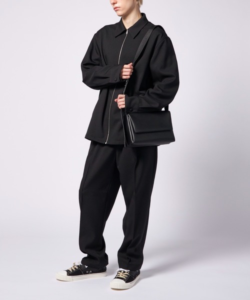 JIL SANDER（ジルサンダー）の「JIL SANDER FOLDED MESSANGER SM（メッセンジャーバッグ・メンズ・ブラック・FREE）」の10枚目の写真