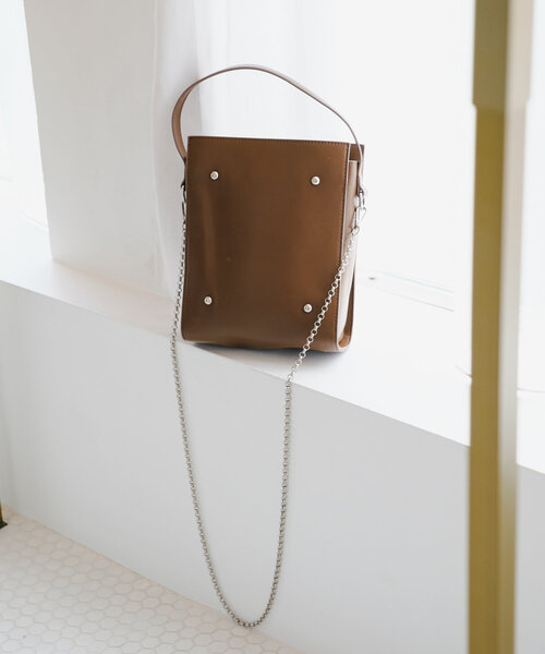 Kastane（カスタネ）の「スタッズレザーバッグ（ショルダーバッグ・レディース・ブラック/ブラウン/ピンク・FREE）」の10枚目の写真