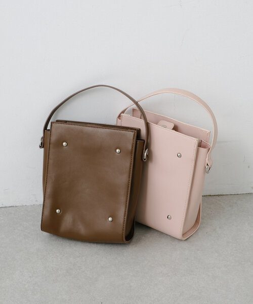 Kastane（カスタネ）の「スタッズレザーバッグ（ショルダーバッグ・レディース・ブラック/ブラウン/ピンク・FREE）」の15枚目の写真