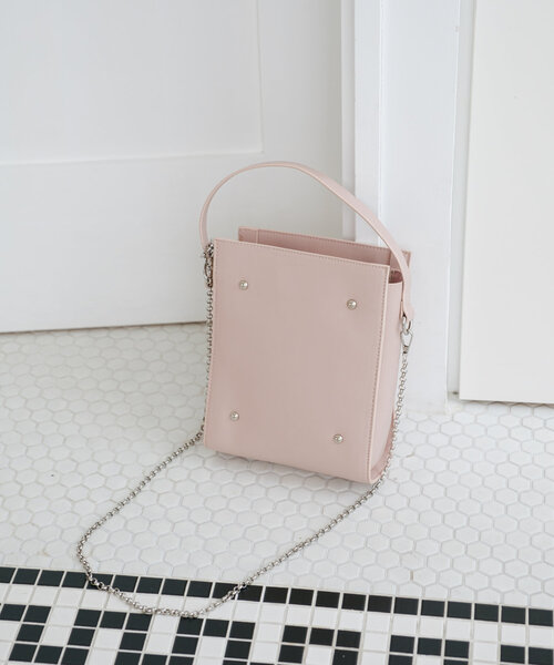 Kastane（カスタネ）の「スタッズレザーバッグ（ショルダーバッグ・レディース・ブラック/ブラウン/ピンク・FREE）」の17枚目の写真