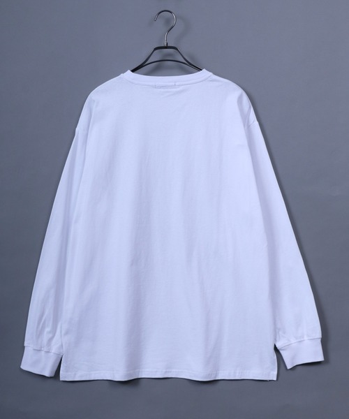 ANPAS（アンパス）の「Hard Graphic T-Shirt with Necklace/ハードグラフィック ネックレス付き 長袖Tシャツ ロンT ストリート 蝶柄 バタフライ柄 ストリート 韓国（Tシャツ/カットソー・メンズ・ホワイト系その他/ブラック系その他/ホワイト系その他2/ブラック系その他2・M/L）」の11枚目の写真