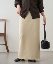 【伸縮性◎/手洗い可能/前後2WAY】ナローニットスカート《WEB限定》