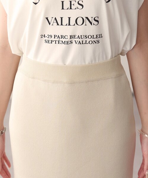 DISCOAT(ディスコート)の「【伸縮性◎/手洗い可能/前後2WAY】ナローニットスカート(スカート・レディース・レッド/ブラック/チャコールグレー/アイボリー・FREE)」の19枚目の写真