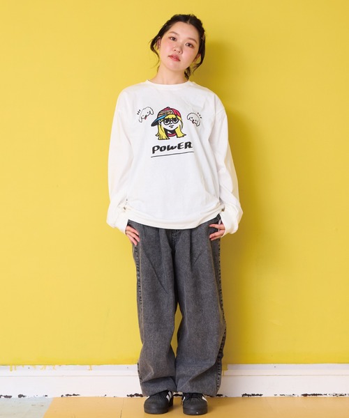 BIG FIELD（ビッグフィールド）の「デニムミリタリータックパンツ/おとな（デニムパンツ・レディース・ブラック/ブルー・160cm）」の8枚目の写真