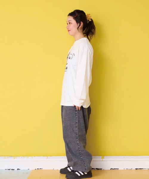 BIG FIELD（ビッグフィールド）の「デニムミリタリータックパンツ/おとな（デニムパンツ・レディース・ブラック/ブルー・160cm）」の9枚目の写真