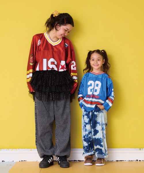 BIG FIELD（ビッグフィールド）の「デニムミリタリータックパンツ/おとな（デニムパンツ・レディース・ブラック/ブルー・160cm）」の15枚目の写真