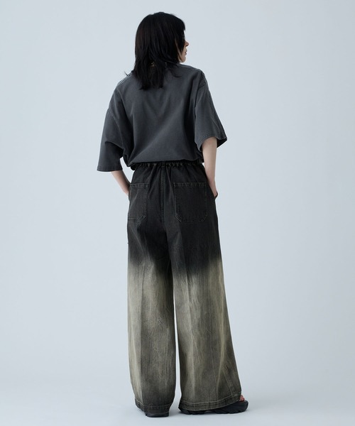 VELNUS(ベルナス)の「【VELNUS】Vintage design gradation crack wide flare denim/ヴィンテージデザイン グラデーションクラック ワイドフレアデニム(デニムパンツ・メンズ・ブルー/ブラック/グレー/ライトブルー/ブラウン/ベージュ/ブラック系・S/M/L)」の15枚目の写真