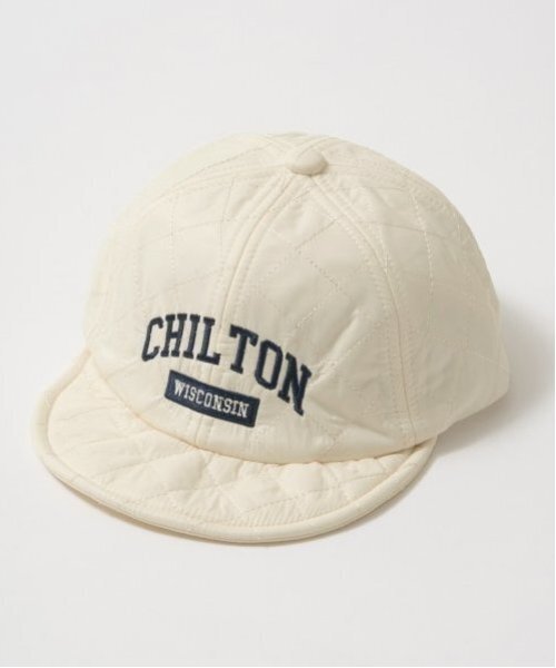 b・ROOM（ビールーム）の「キルティング刺繍キャップ（キャップ・キッズ・ブルー/アイボリー/モスグリーン/ベージュ/チャコール・54cm）」の4枚目の写真