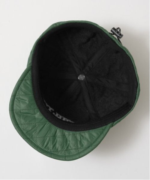 b・ROOM（ビールーム）の「キルティング刺繍キャップ（キャップ・キッズ・ブルー/アイボリー/モスグリーン/ベージュ/チャコール・54cm）」の9枚目の写真