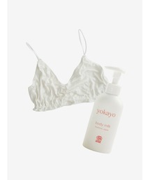 yeni（イェニ）の「【ZOZOTWON限定】 ivyy シルクレイヤードブラ White × yokayo ボディミルク（ブラジャー・レディース）」