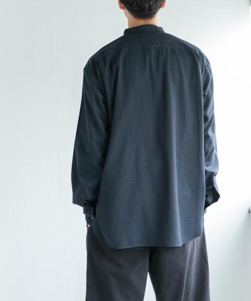 FORK&SPOON（フォークアンドスプーン）の「FORK&SPOON　TRWバンドカラーシャツ（シャツ/ブラウス・メンズ・ブルー系その他/グレー系その他/ブラウン系その他・4/5）」の13枚目の写真