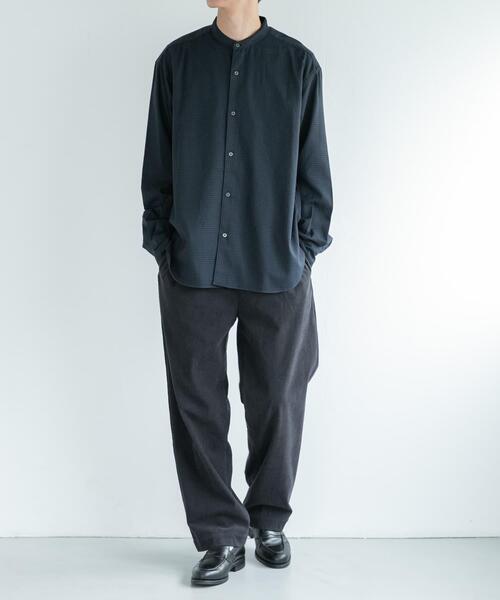 FORK&SPOON（フォークアンドスプーン）の「FORK&SPOON　TRWバンドカラーシャツ（シャツ/ブラウス・メンズ・ブルー系その他/グレー系その他/ブラウン系その他・4/5）」の15枚目の写真